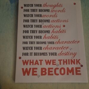 Inspirational Quote Canvas Art